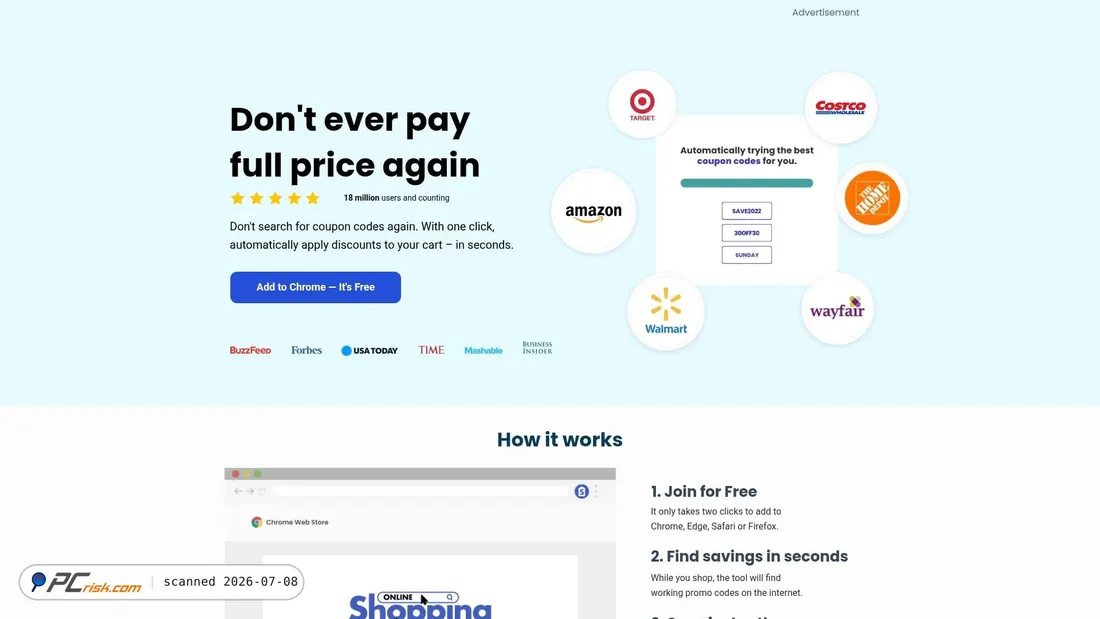Screenshot von blog.onlineshoppingtools.com