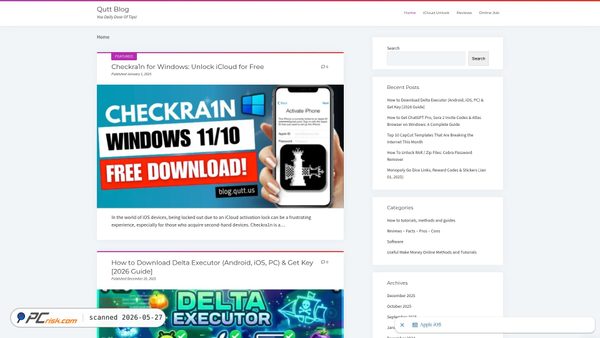blog.qutt.us screenshot