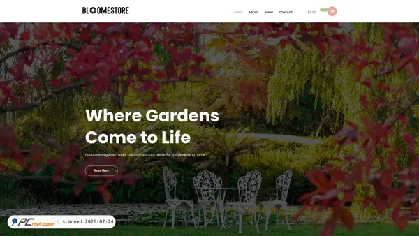 bloomestore.net screenshot