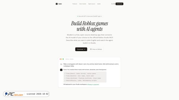 bloxbot.ai Screenshot