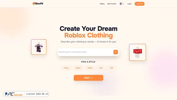bloxfit.ai screenshot