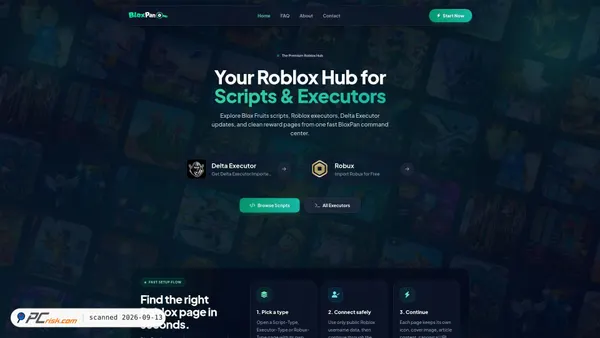 Screenshot di bloxforge.com
