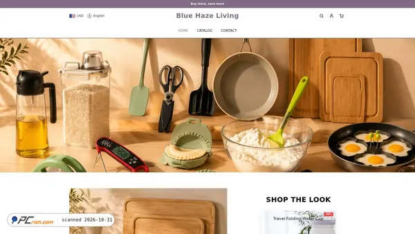 Captura de blue-haze-living.shop