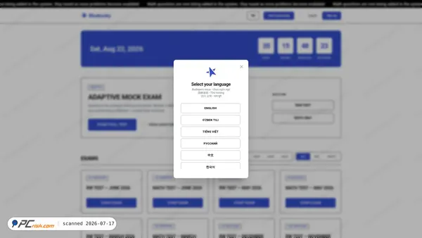 bluebooky.com screenshot