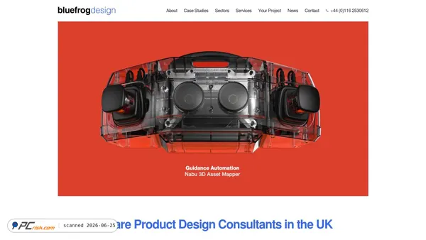 bluefrogdesign.co.uk screenshot