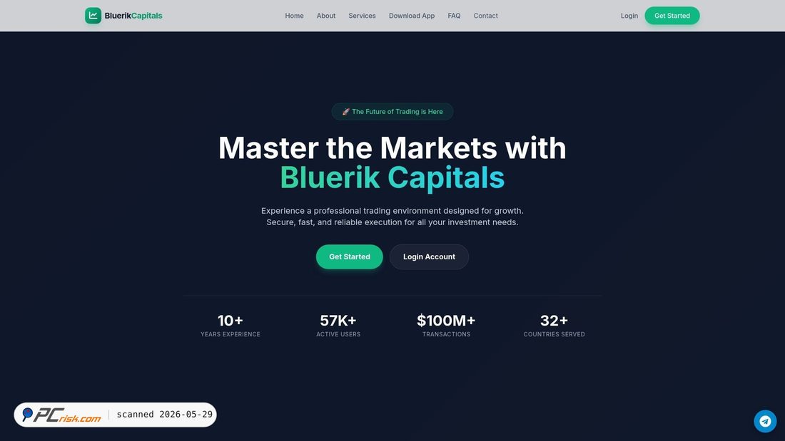 Screenshot of blueriks-capitals.xyz