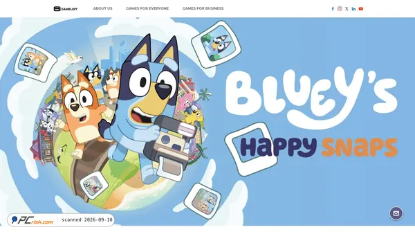 blueyshappysnapsgame.com Screenshot