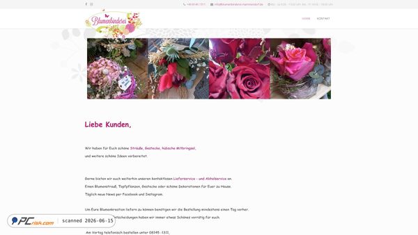 blumenbinderei-mammendorf.de screenshot