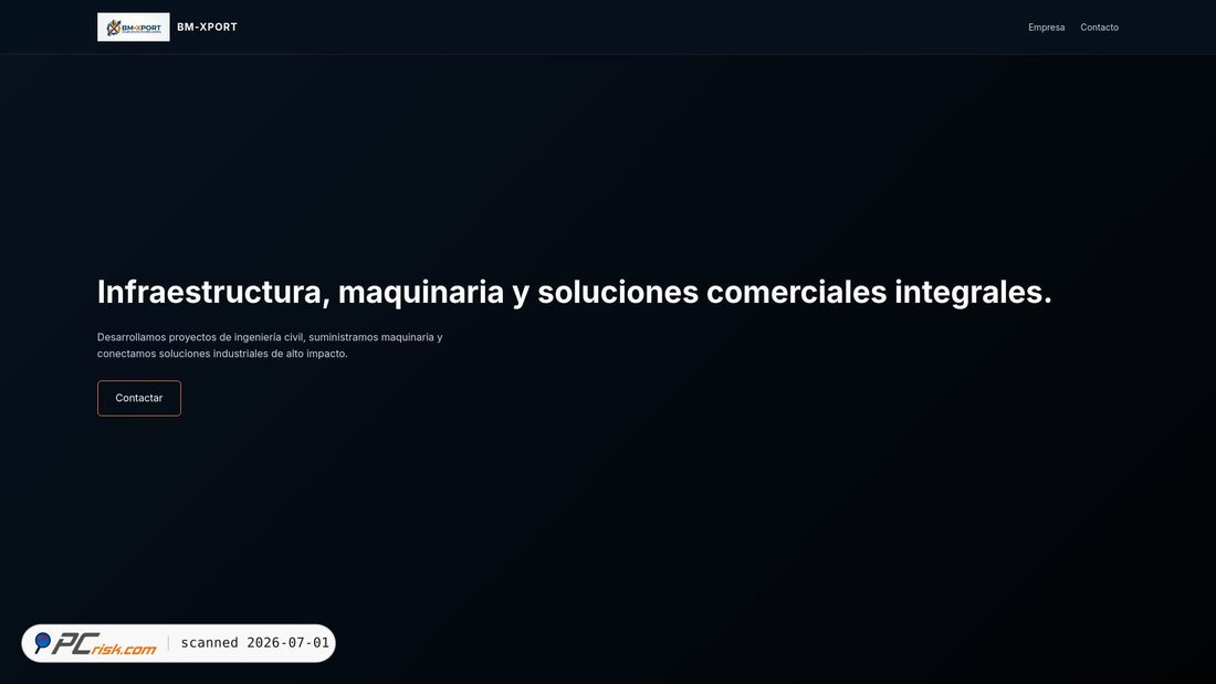 Screenshot of bm-xport.com