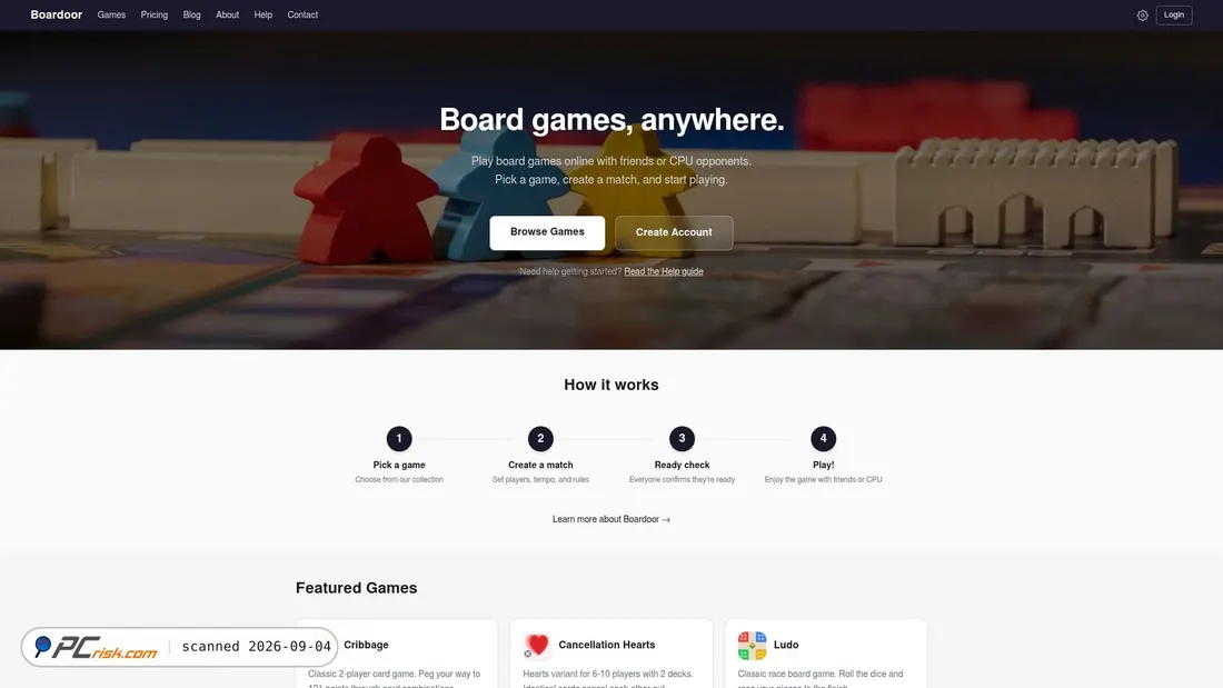Zrzut ekranu boardoor.com