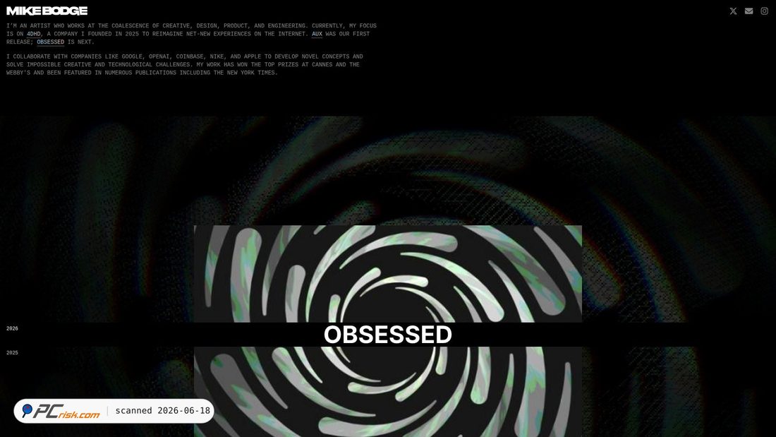Screenshot of bod.ge