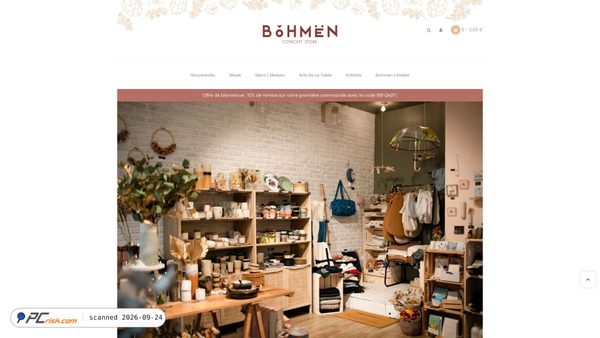 bohmen.fr screenshot