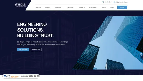 boldengineering.ca screenshot