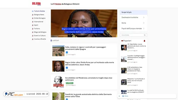 bologna.press screenshot