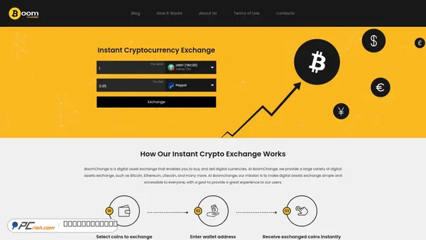 boomchange.com Screenshot
