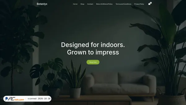 Captura de botanlyx.com