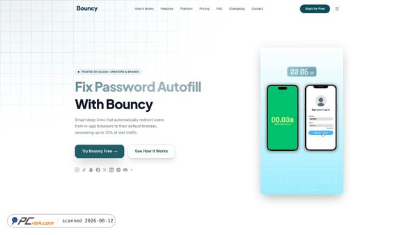 bouncy.ai screenshot