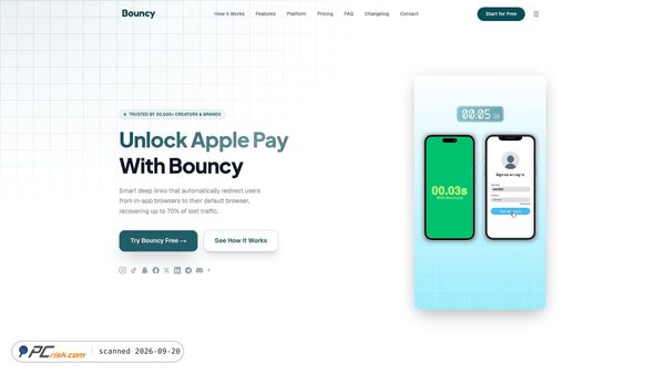 bouncy.ai Screenshot