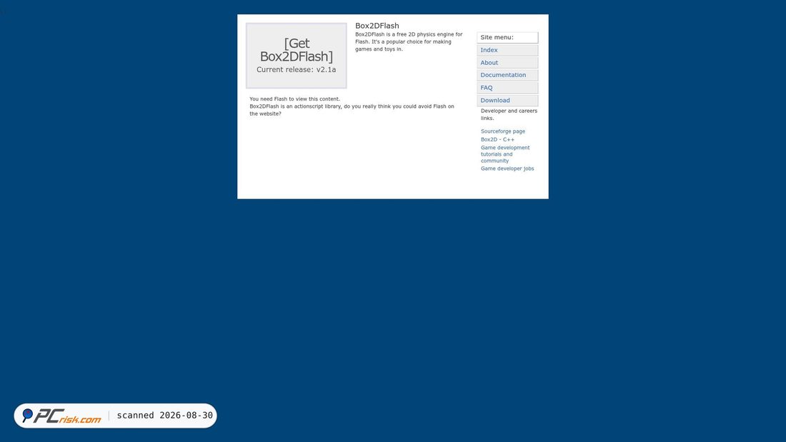 Screenshot von box2dflash.org