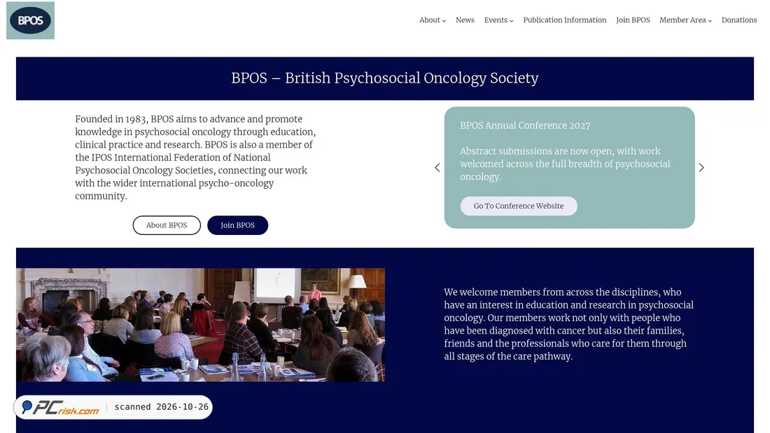 Screenshot di bpos.org