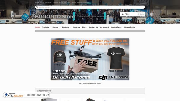 braamdstore.com screenshot