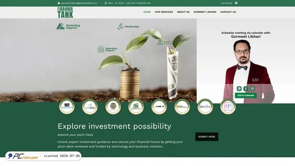 brahmatank.com screenshot