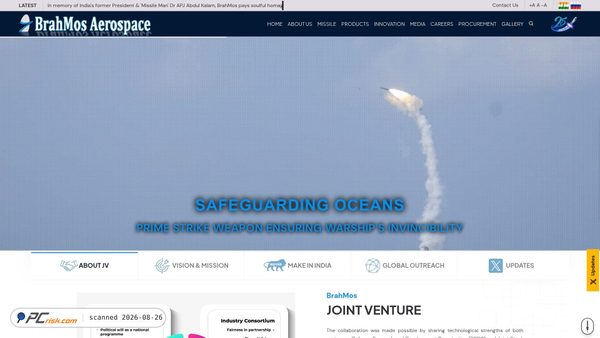 Captura de brahmos.com