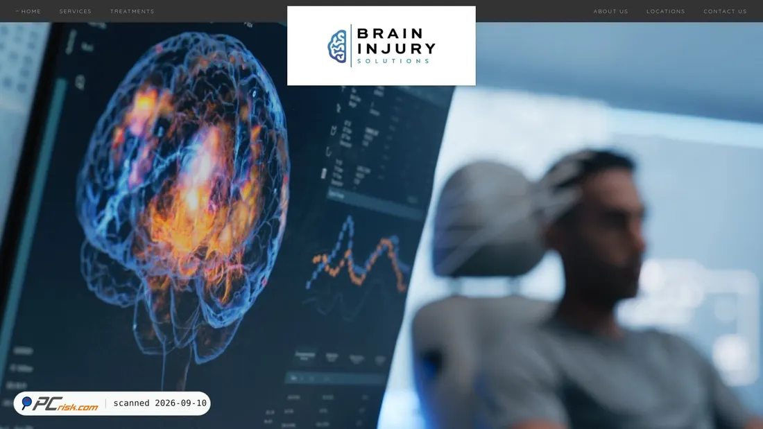 Captura de ecrã de braininjurynow.com