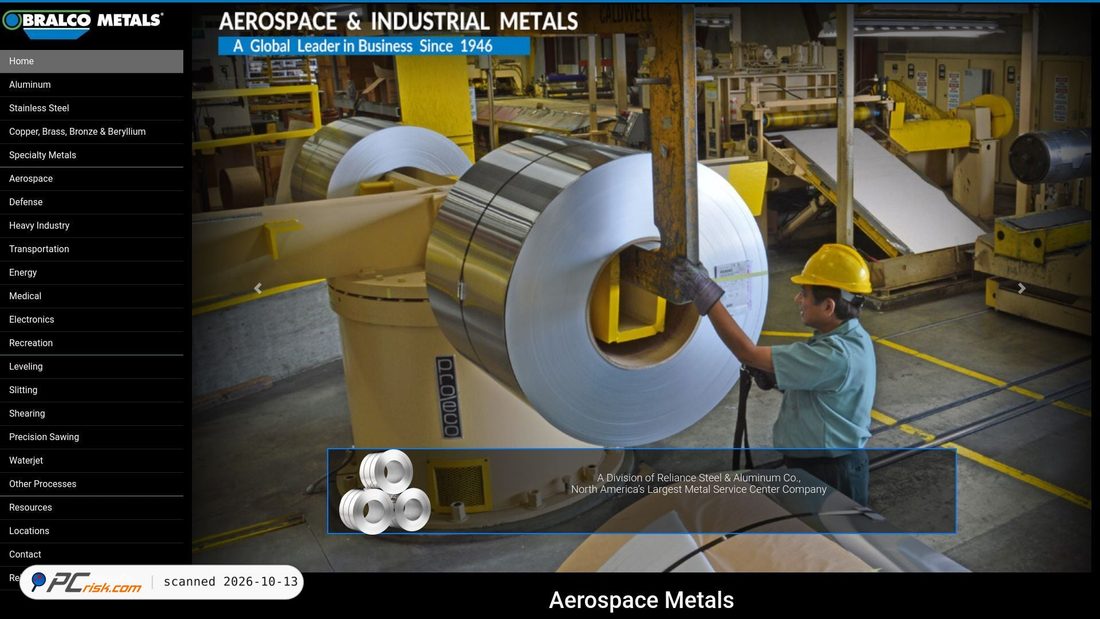 Captura de ecrã de bralco.com