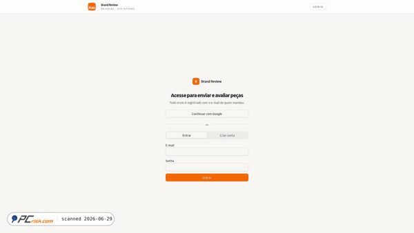brandreview-itau.app screenshot