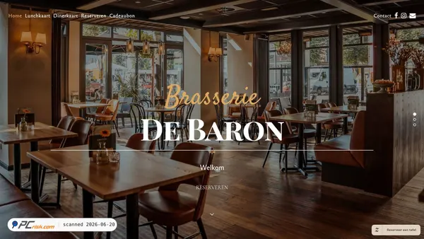 brasseriedebaron.nl screenshot
