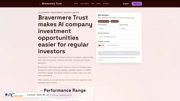 bravermere-trust.sbs screenshot