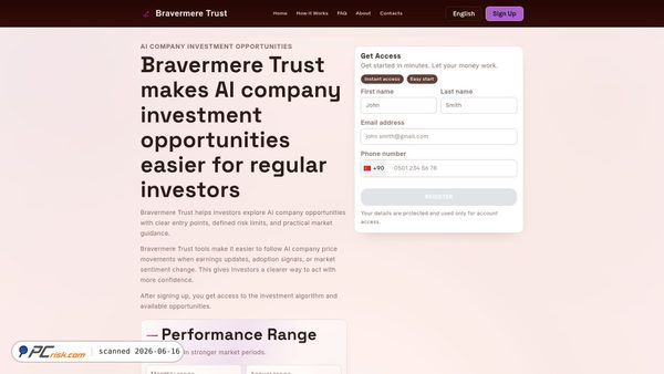 bravermere-trust.sbs screenshot