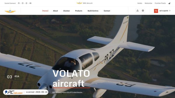 brcaircraft.com screenshot