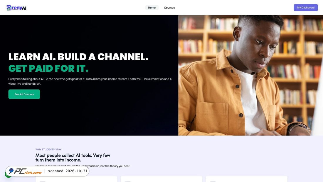 Screenshot von brenyacademy.com