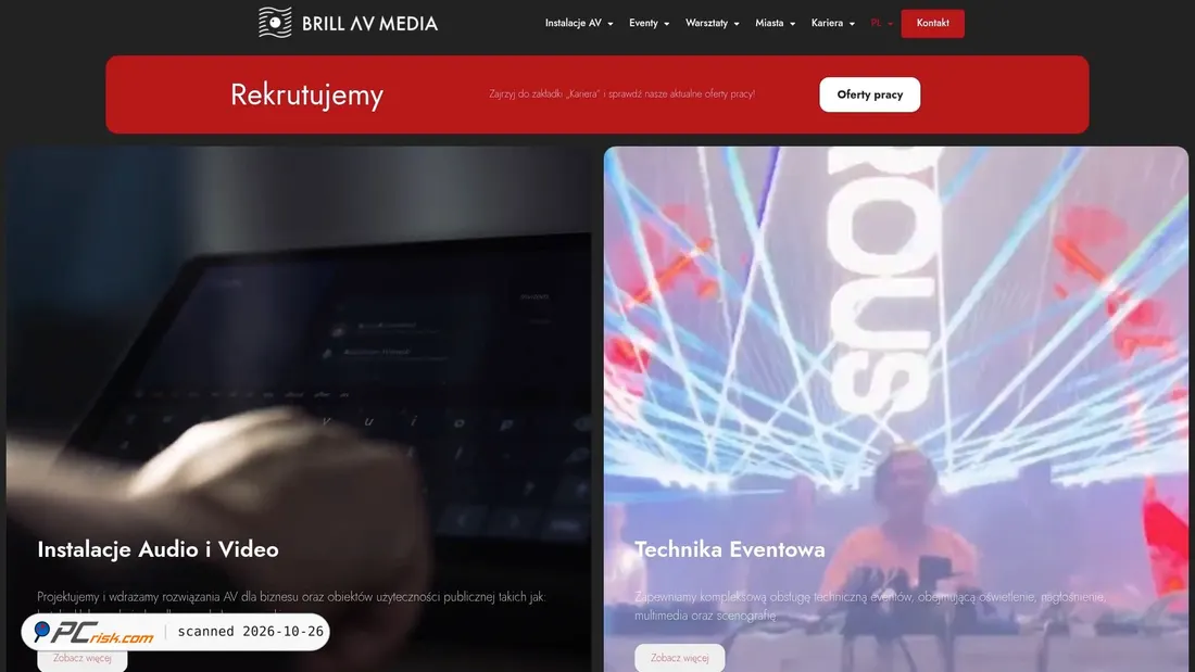 Screenshot von brill.pl