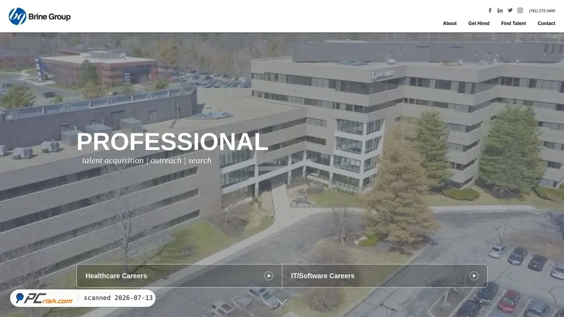 Screenshot of brinegroup.com