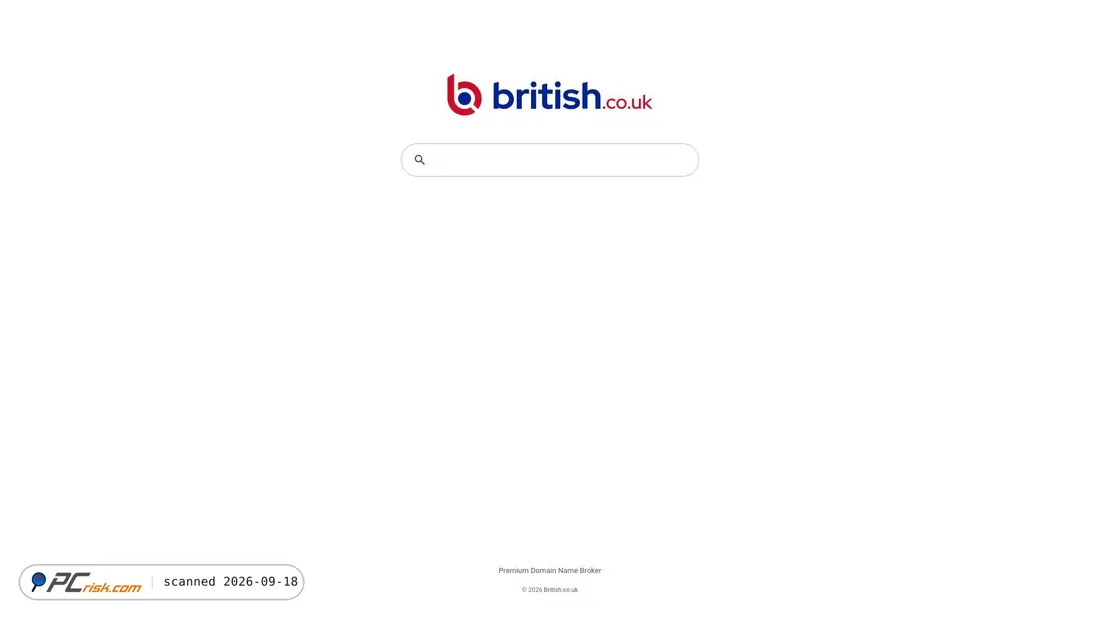 Screenshot von british.co.uk