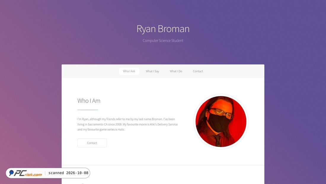 Screenshot of broman.dev