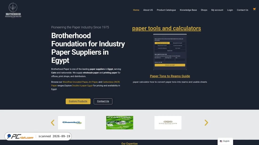 Screenshot of brotherhoodpaper.com