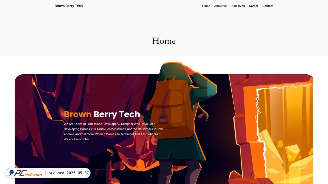 Screenshot von brownberrytech.com