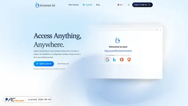 browser.lol Screenshot