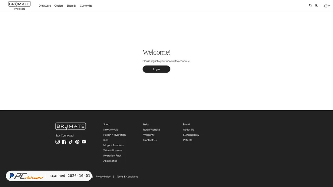 Screenshot of brumate-wholesale.com
