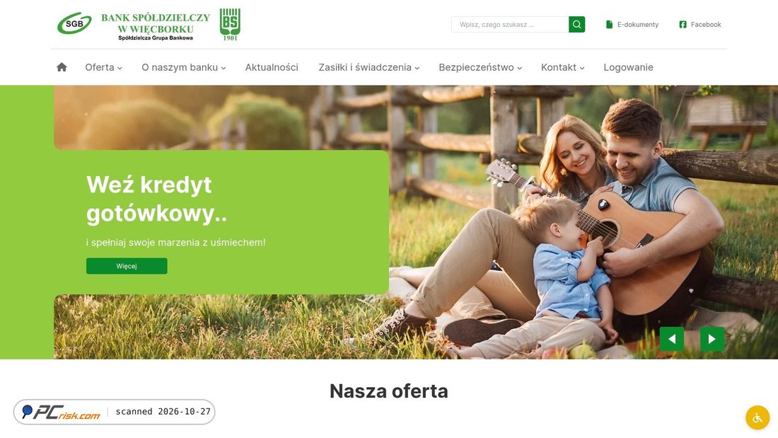 Screenshot von bswiecbork.pl