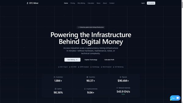 btc-miner.org Screenshot