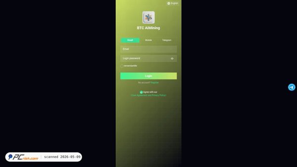 btcaimining.xyz screenshot