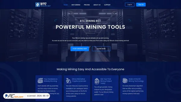 btcminebot.com screenshot