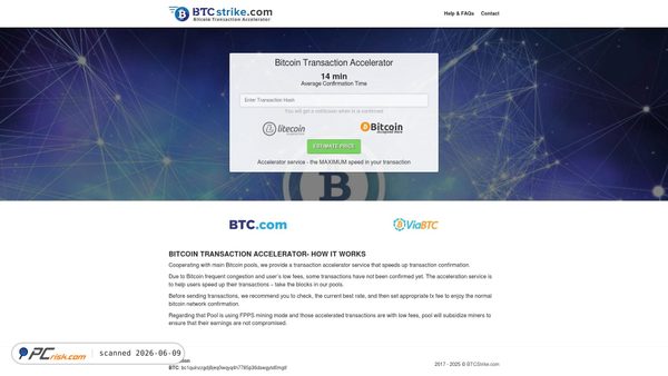 btcstrike.com screenshot