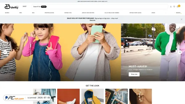 bthriftyonline.com screenshot