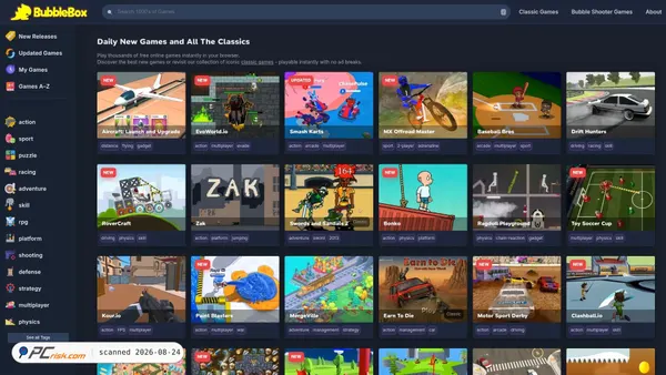 bubblebox.com screenshot